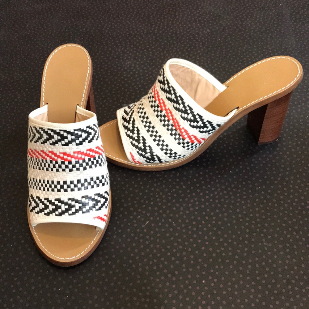 Sz 8 Tribal Woven J. Crew Heels